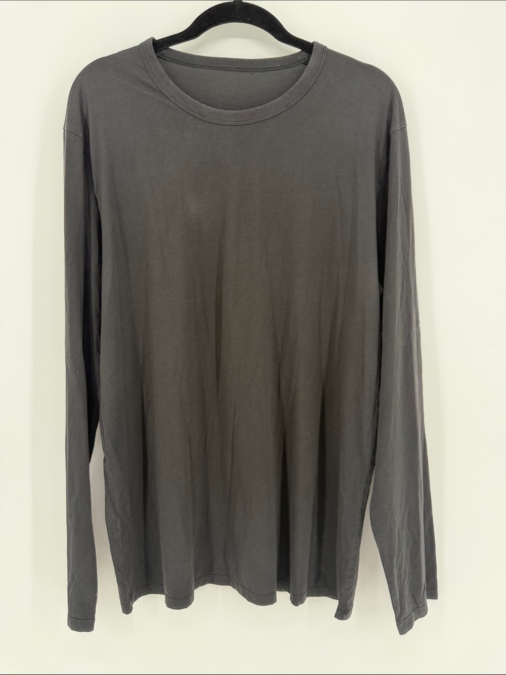 Lululemon Women’s Classic Black Long Sleeve Cotton Shirt Size 14